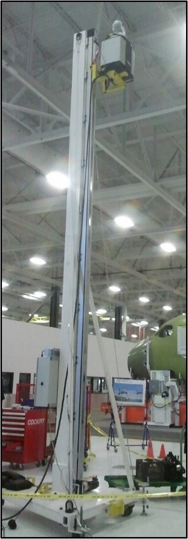 Column for laser radar / laser tracker